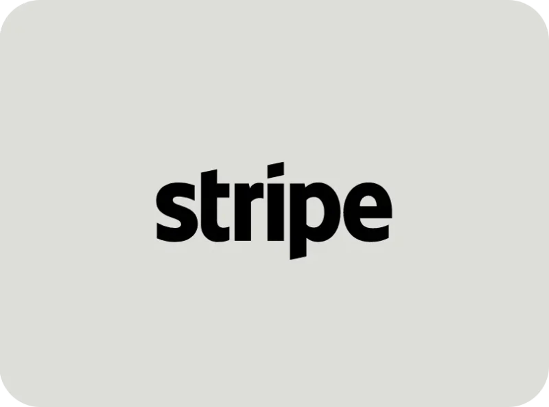 Stripe logo black and white
