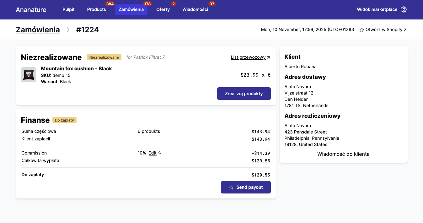 Garnet example in Polish