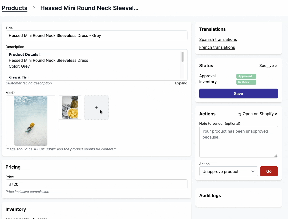 Image edit too large