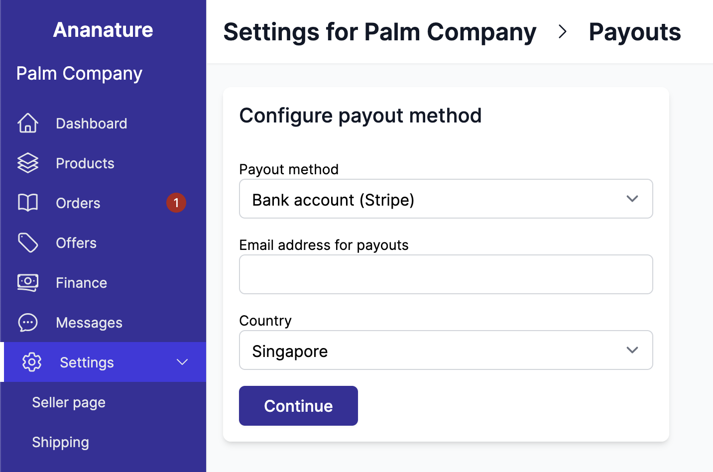 how to start your payout