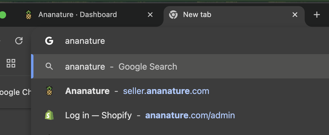Search by marketplace name in the browser