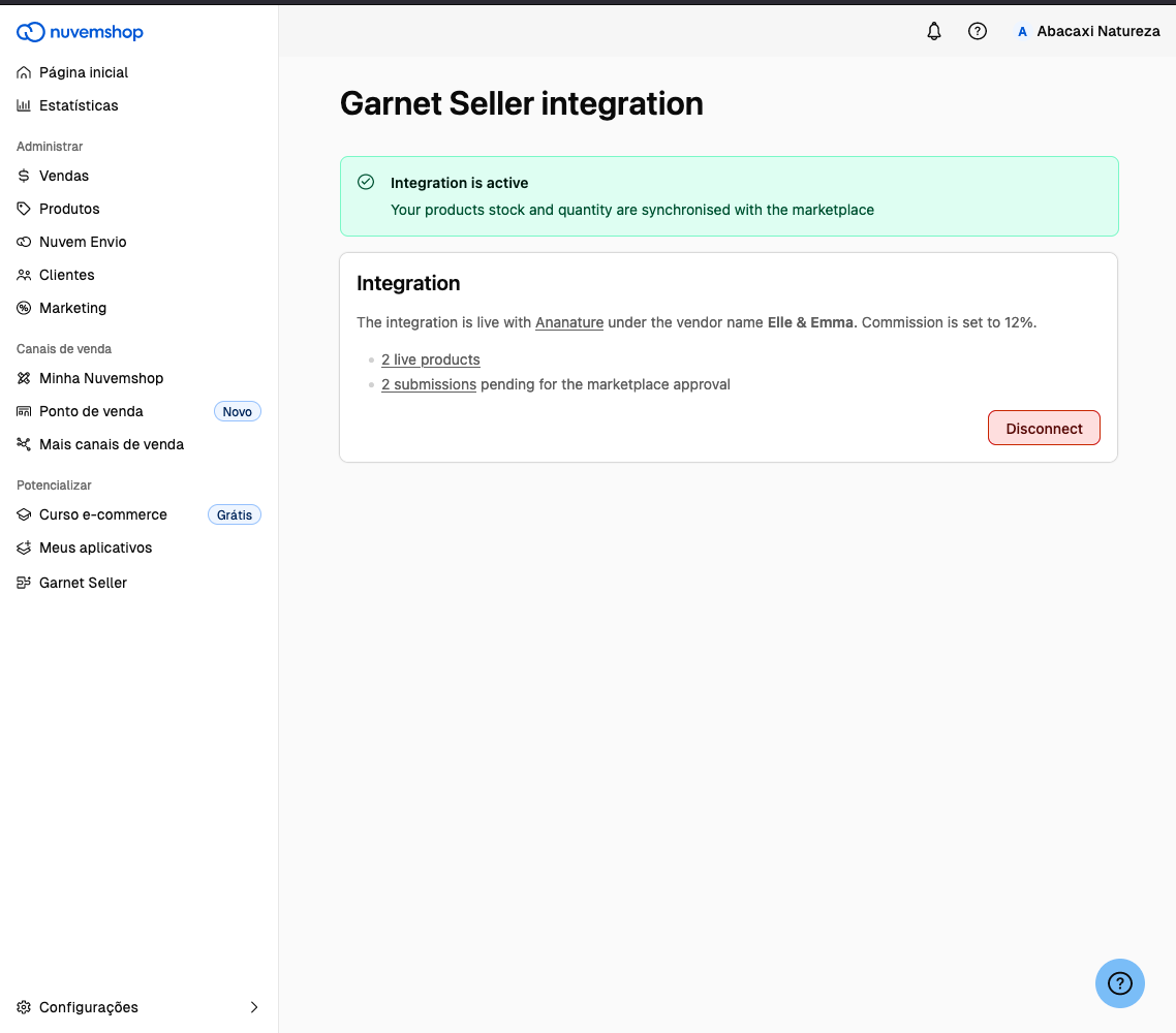 integration successful
